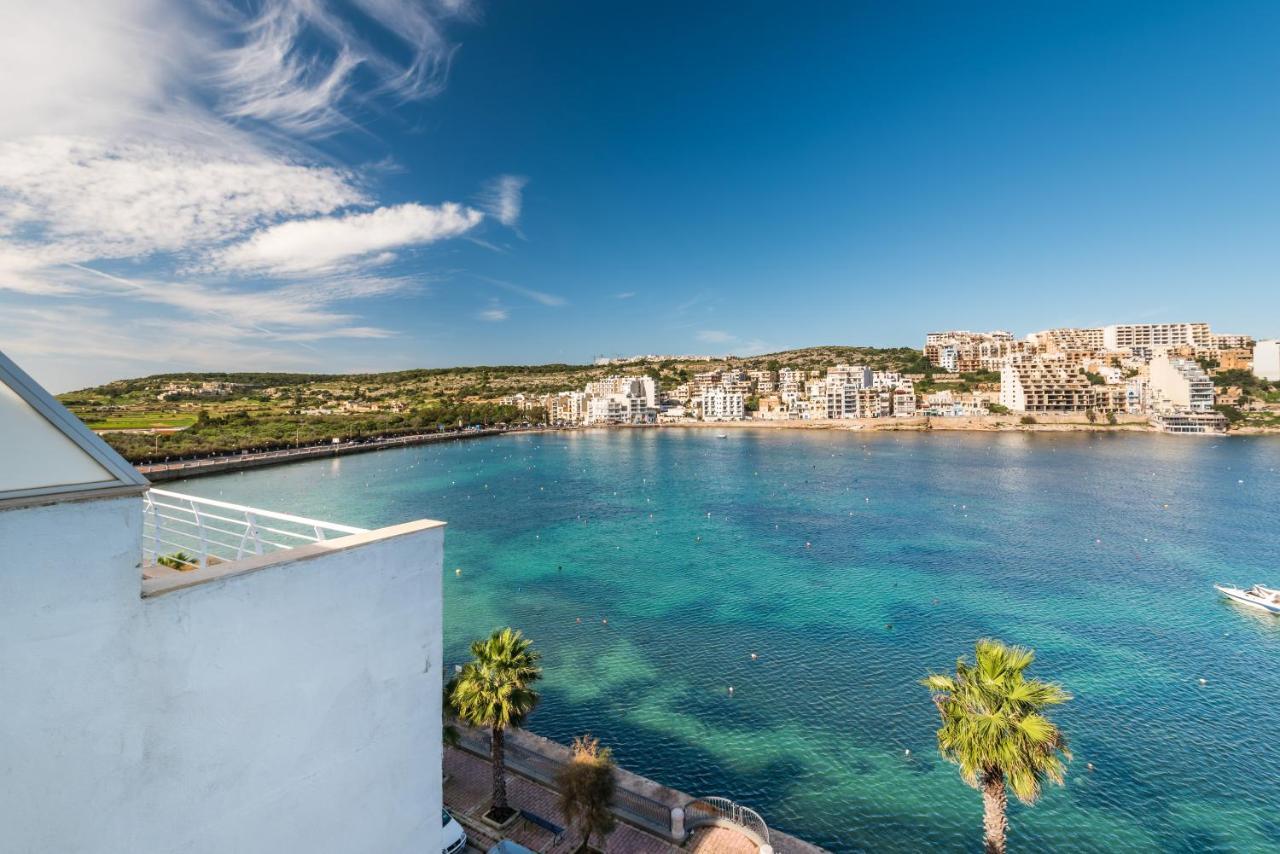 דירות סיינט פול ביי Blue Harbour Seafront Penthouse With Large Terrace With Panoramic Sea Views - By Getawaysmalta מראה חיצוני תמונה